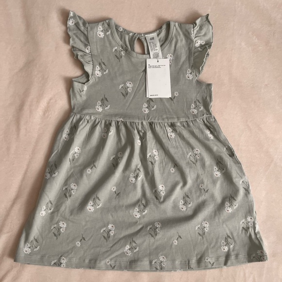 H&M NWT Ruffle-Trimmed Girls Dress - Picture 5 of 9